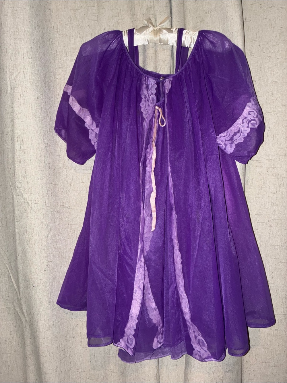 60s peignoir set